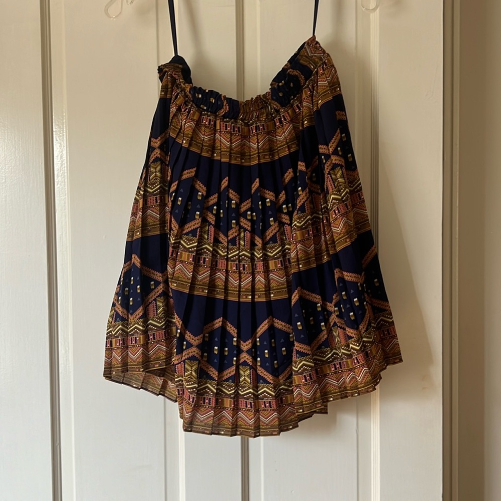 Anthropologie pleated vintage style skirt